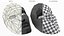 Geometric Costume Mask With Mesh Eye Protection Black