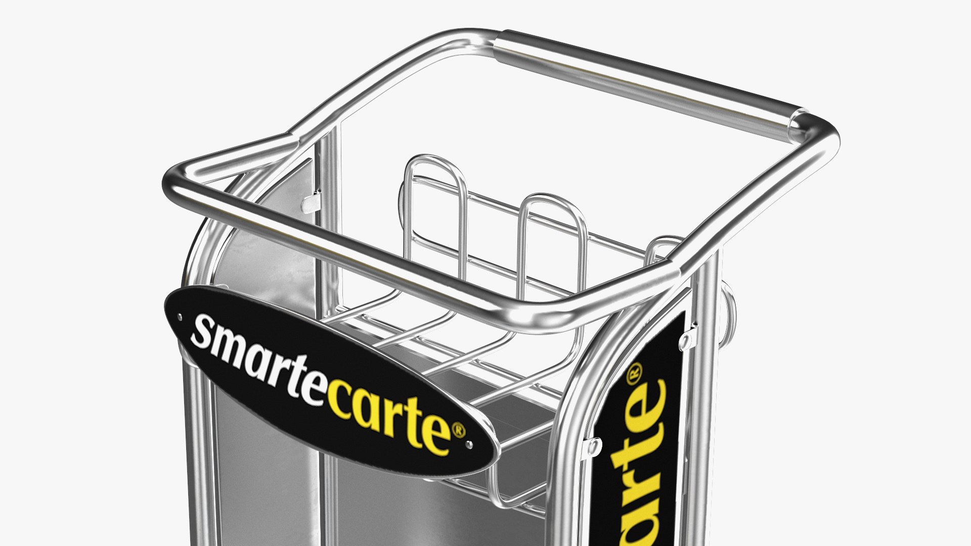 3D model Smartecarte Airport Cart Management Unit with Carts TurboSquid 2104236