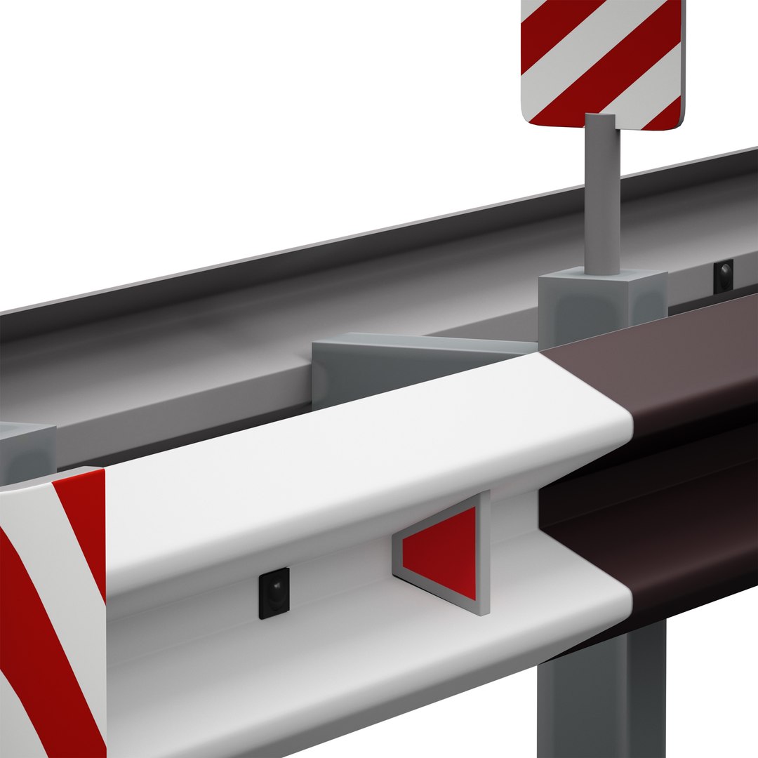 Bumper Road Barrier 3D TurboSquid 2295035