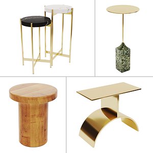 Side Tables  Set 02 3D model