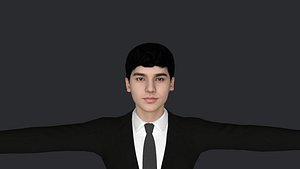 ben  j  pierce  Hyper Realistic Full Body Fully Rigged 3D Character model