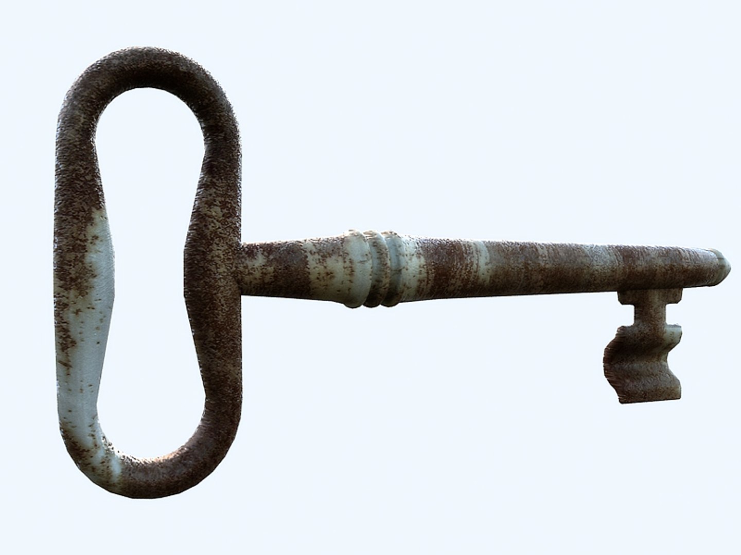 3d 3ds old rusty key