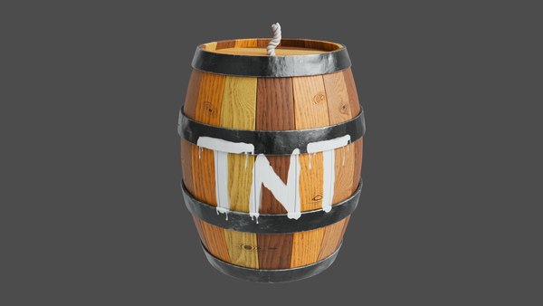 ドンキーコング TNT バレル3Dモデル - TurboSquid 2358109