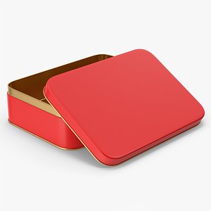 Red Metal Container model