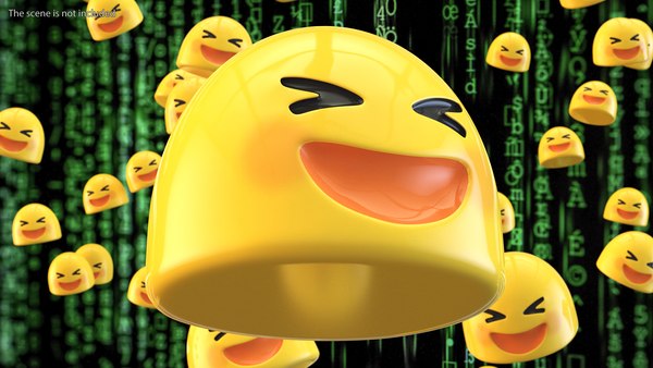 Laughing Android Emoji model - TurboSquid 1823757