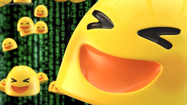 Laughing Android Emoji model - TurboSquid 1823757
