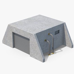 Concrete Bunker 3D model