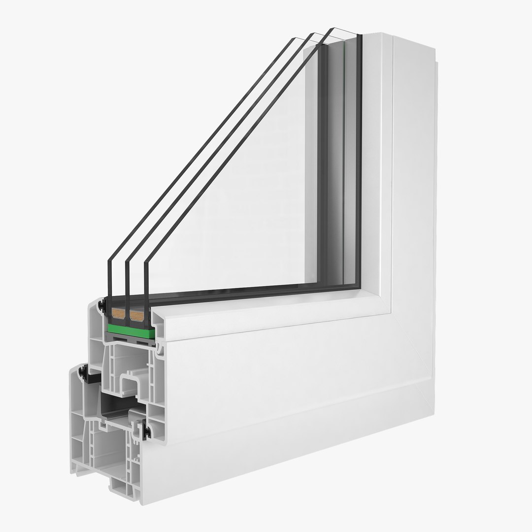 3d Window Profilles Model