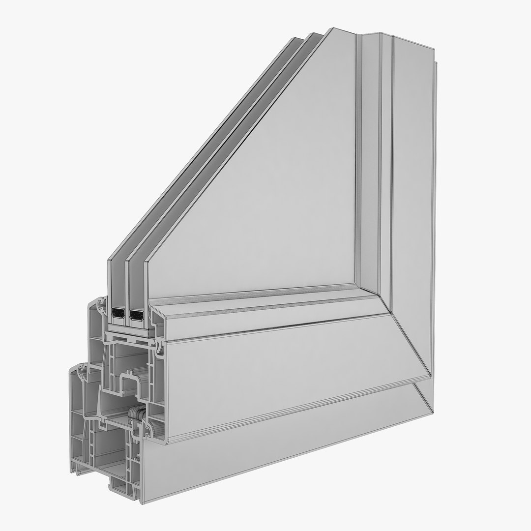 3d Window Profilles Model