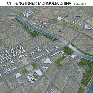 Chifeng Inner Mongolia China 3D