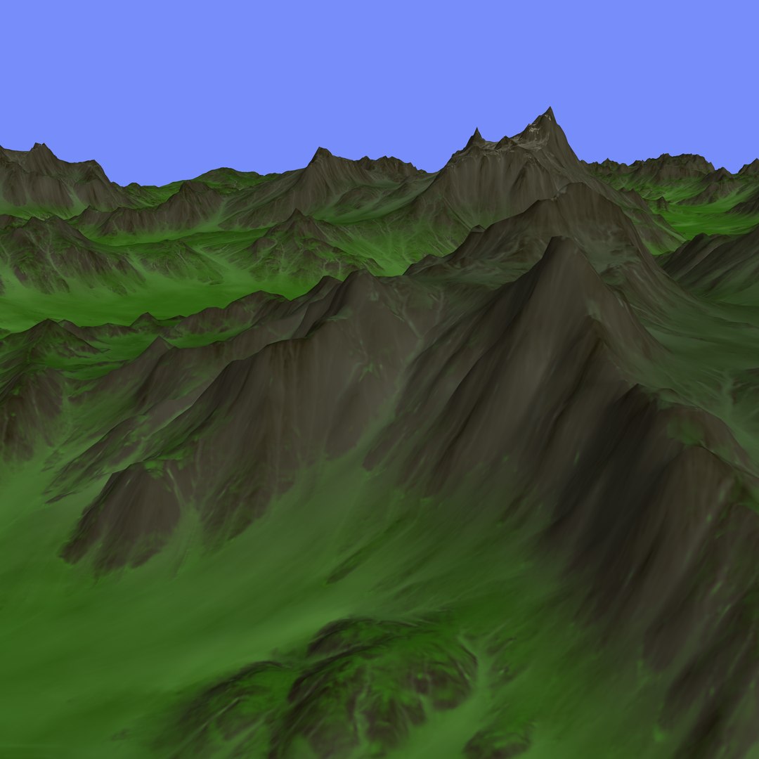 3d Model Heightmap