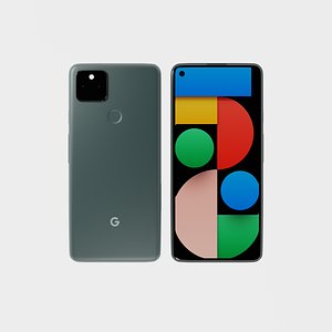 Google Pixel 5a 3D model 3D model