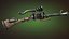 Steampunk rifle 3D model