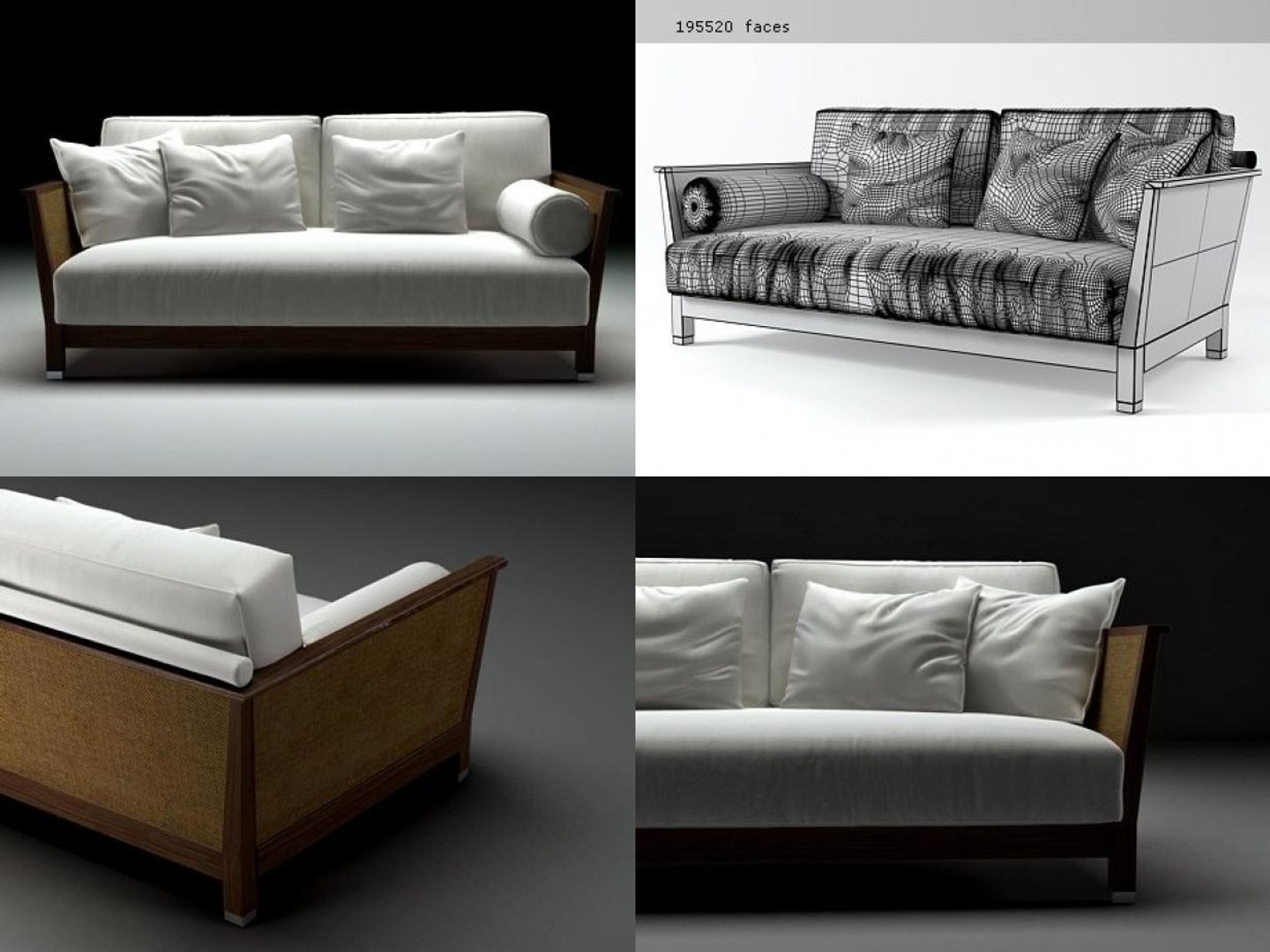 Zanzibar sofa 3D TurboSquid 1180555