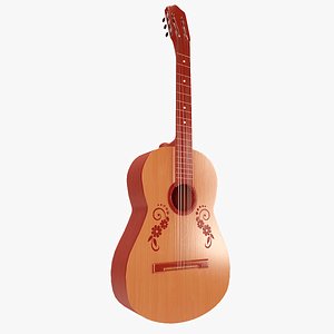 guitar 3d model