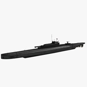 HMS M1 M-Class Submarine Dynamic Simulation
