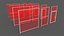 PBR Chain Link Fence For Court C