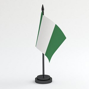 Table Flag Nigeria model