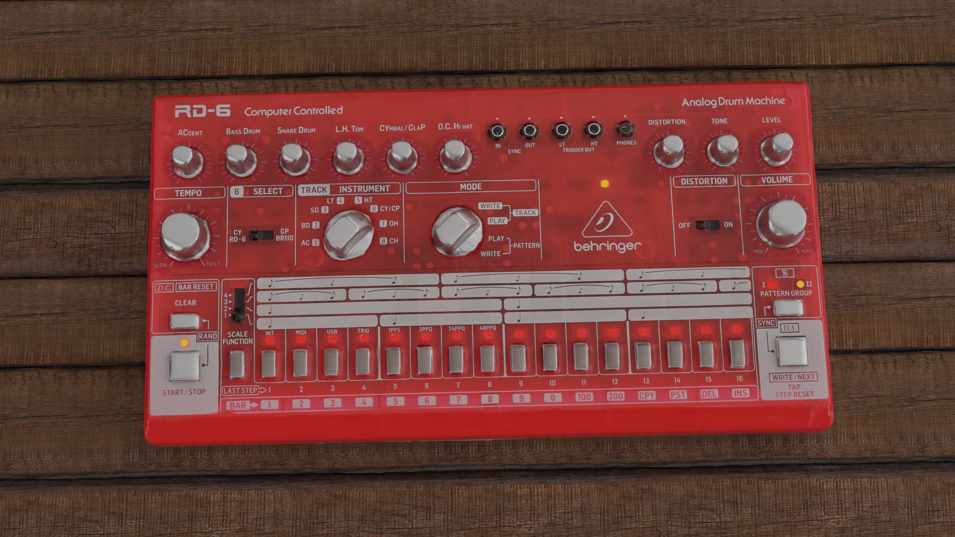 3D Behringer RD-6-RD - TurboSquid 2389611