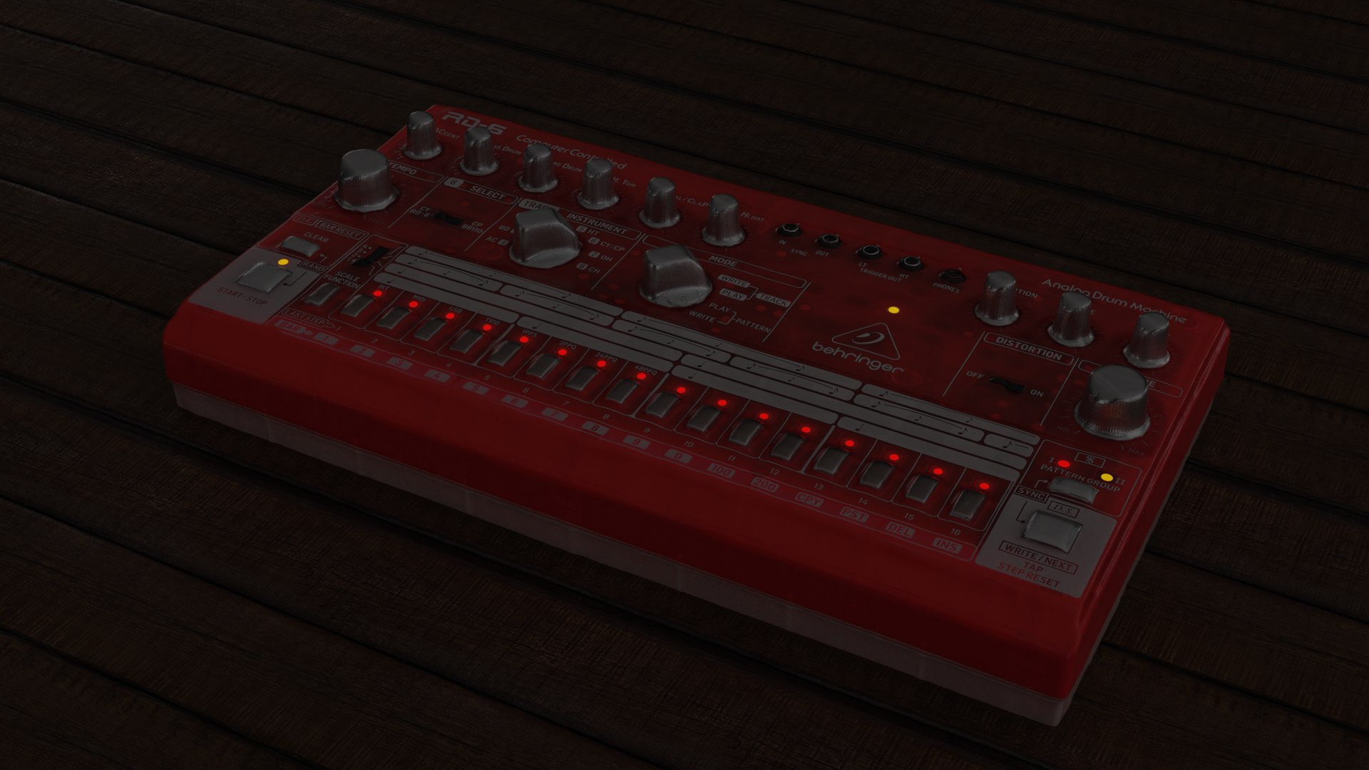 3D Behringer RD-6-RD - TurboSquid 2389611