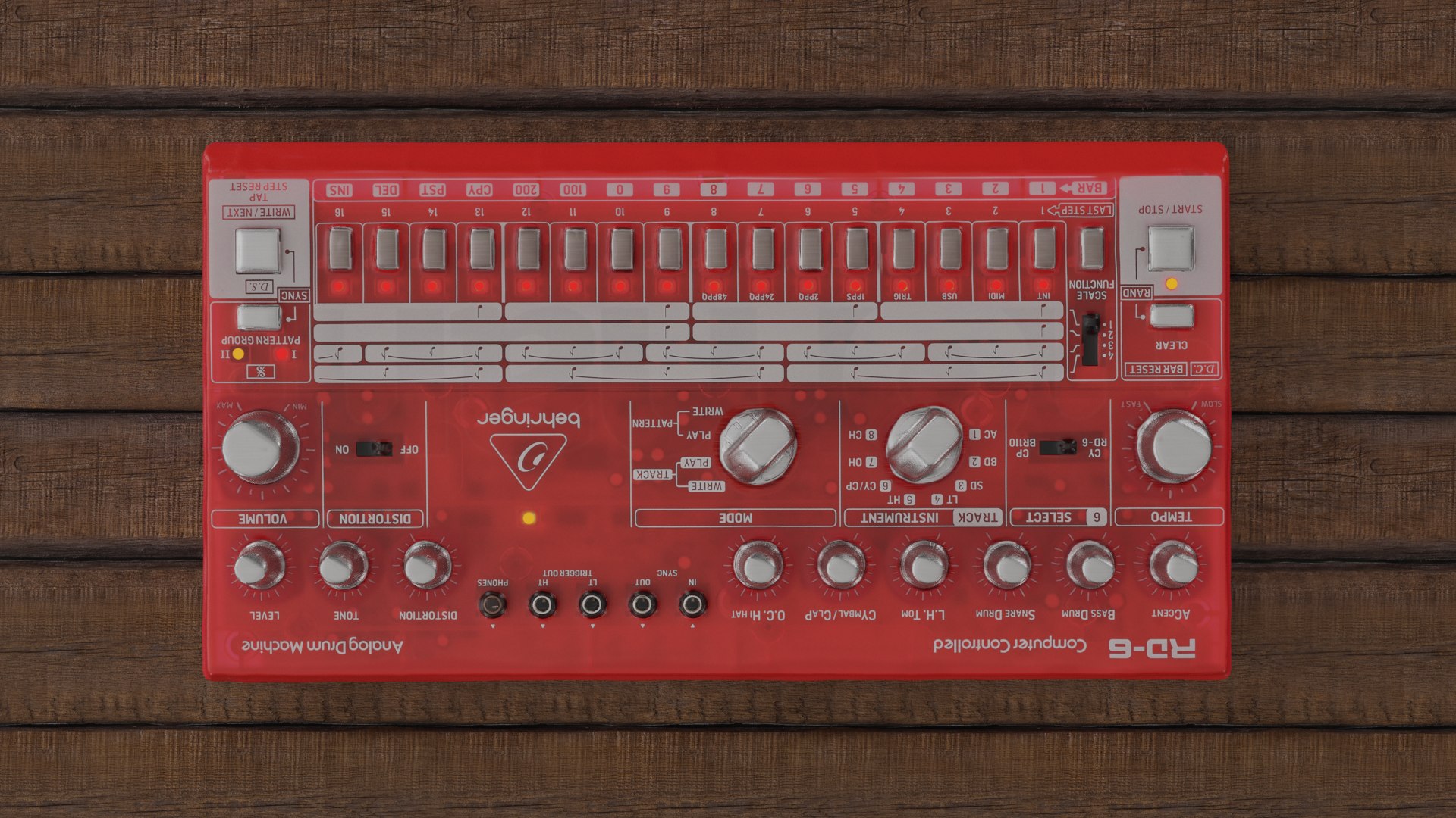 3D Behringer RD-6-RD - TurboSquid 2389611