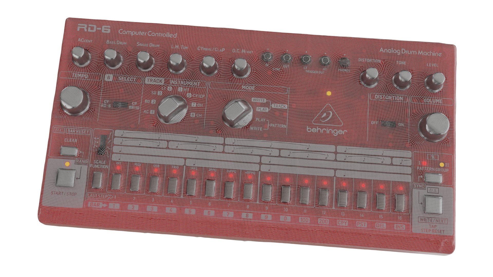 3D Behringer RD-6-RD - TurboSquid 2389611