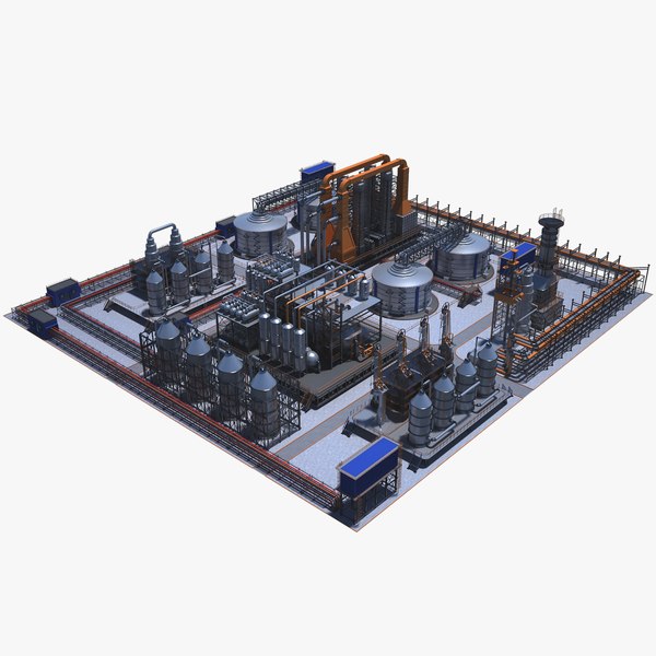 3D Industrial Area 47 model