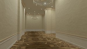 3D model Hotel Conference Room 12 - Reid Room