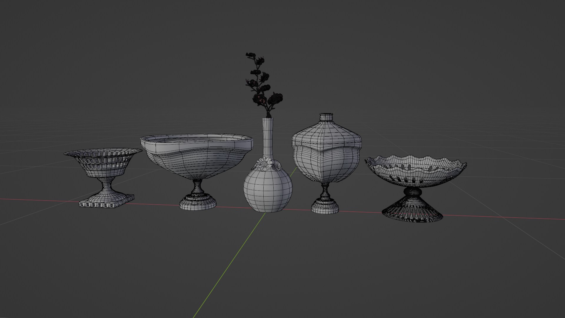 3D Decorative Vases model - TurboSquid 2141688