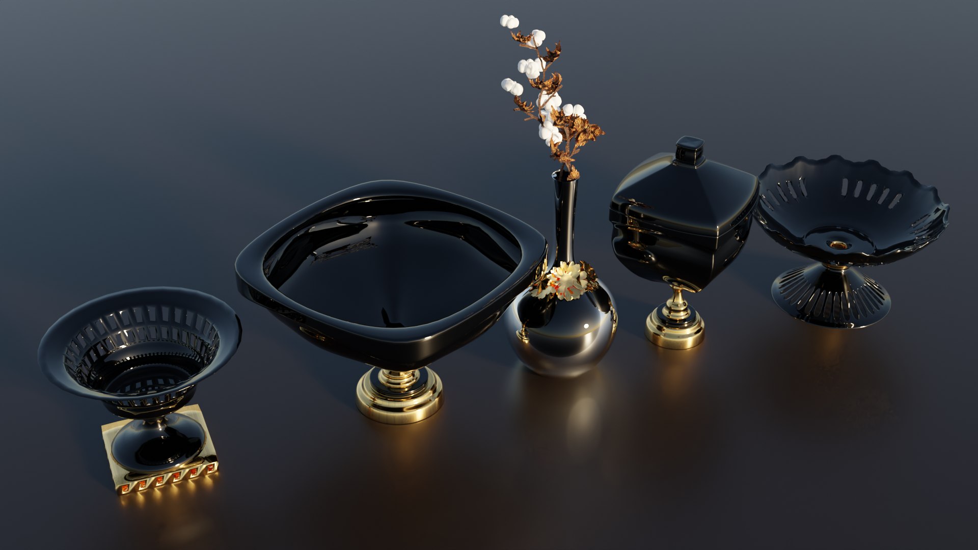 3D Decorative Vases model - TurboSquid 2141688