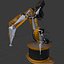 Industrial welding robot Kuka rigged