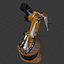 Industrial welding robot Kuka rigged