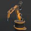 Industrial welding robot Kuka rigged