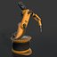 Industrial welding robot Kuka rigged