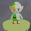 3D model LEGEND OF ZELDA  - MINISH CAP Link w cap