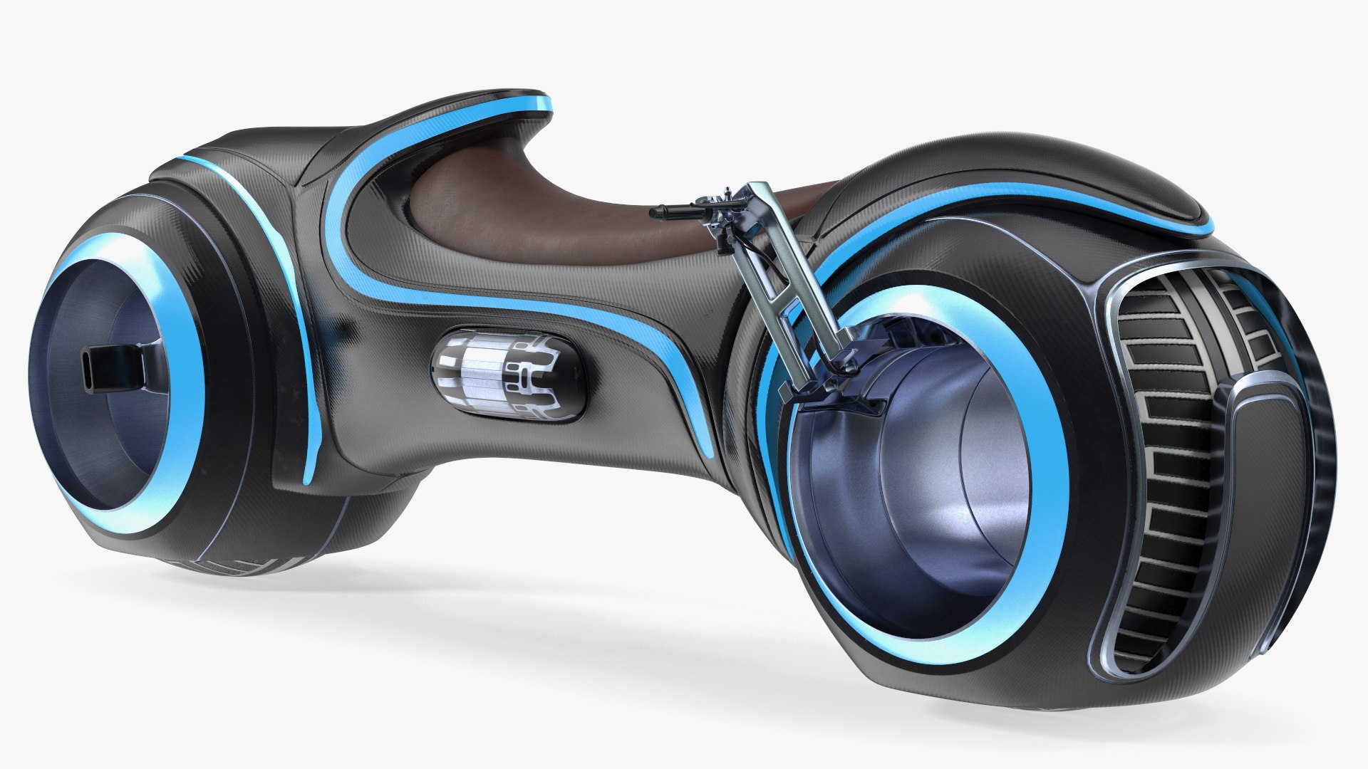 Futuristic Motorcycle 3D model preview