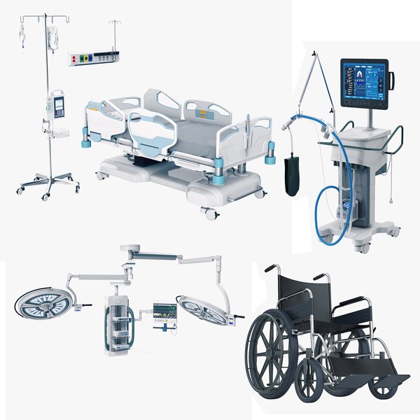 Hospital Bed 3D Models for Download | TurboSquid