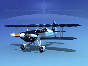 starduster cockpit single 3d model