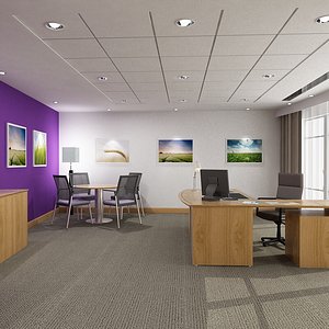 3d max office interior