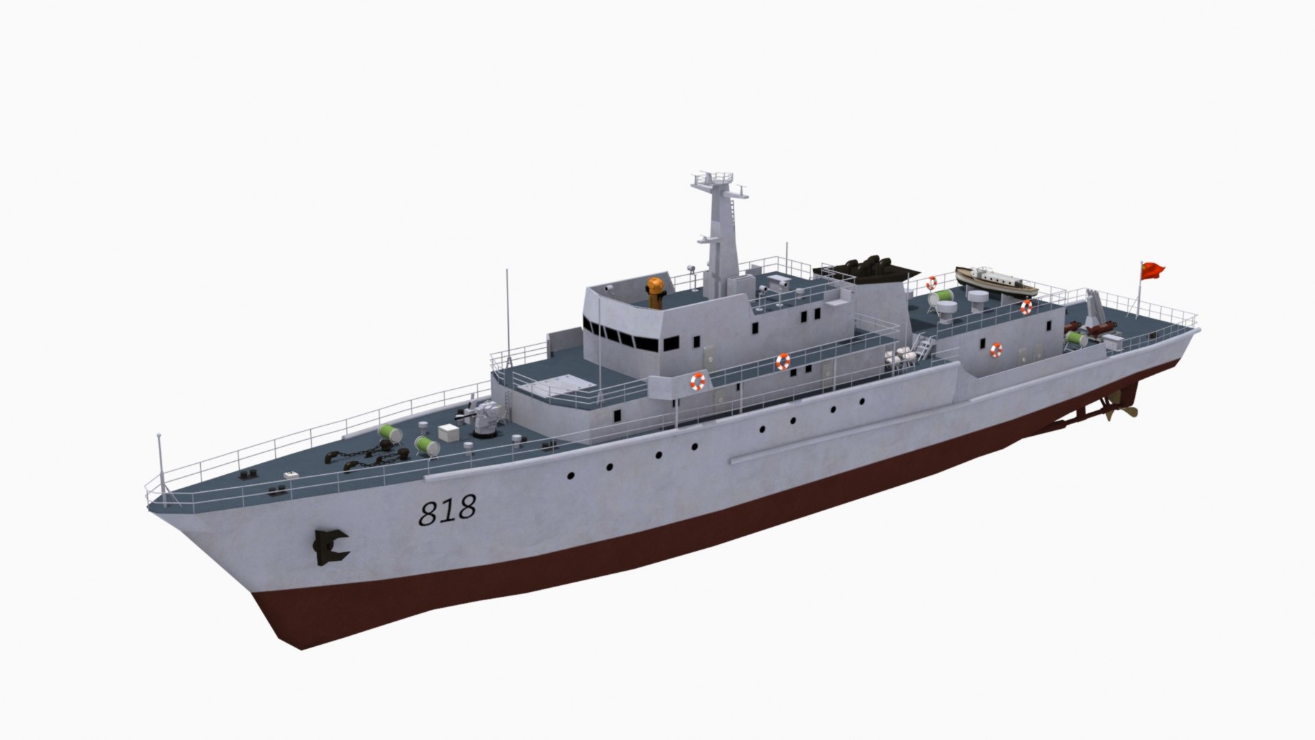 3D Chinese 082 Mine Countermeasure Vessel - TurboSquid 2300238