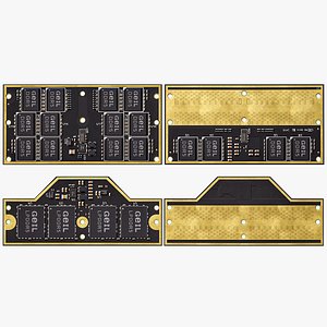 CAMM2 And LPCAMM2 DDR5 And DDR6 RAM Memory PCB PBR
