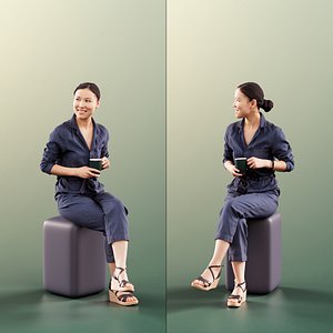 11358 Anita - Asian Woman Sitting And Talking