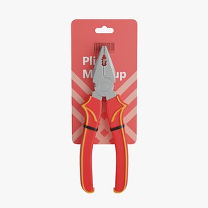red pliers packaging 3D