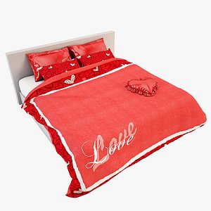 bedcloth bed 3d model