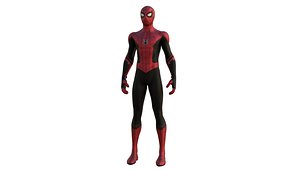 3D model Spider-Man No Way Home Suit Rigged 3D Model