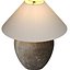 Lampe de chevet en céramique européenne de style scandinave, modèle 3D