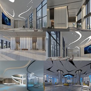 3D model Modern Hall Collection 02