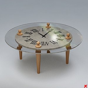 3d table coffee model