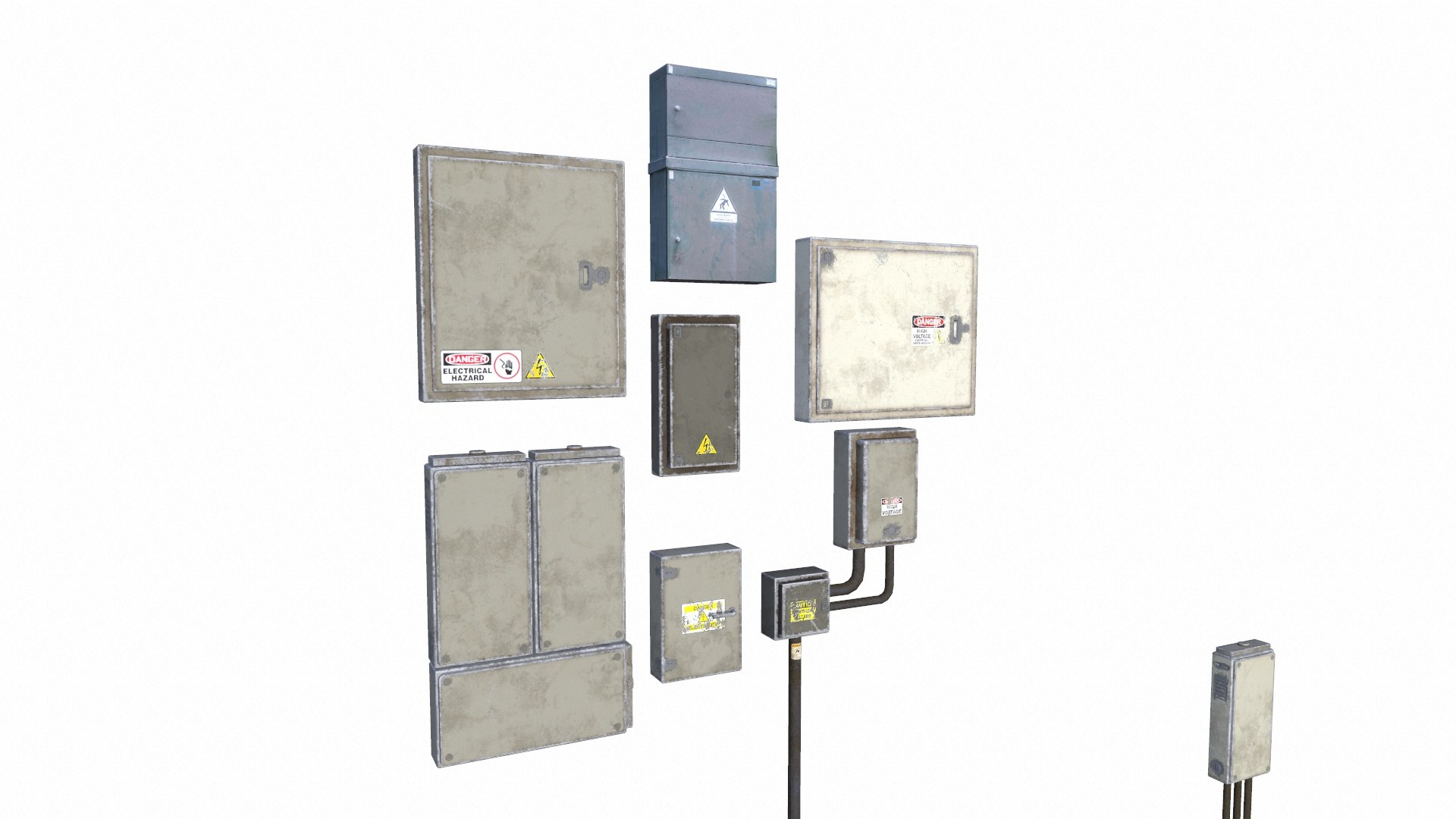 Electric Panels 3D - TurboSquid 2338632
