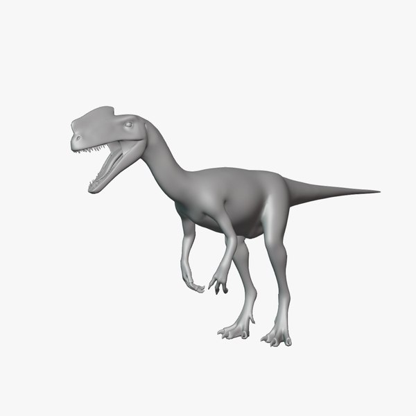3D Proceratosaurus Basemesh Low Poly